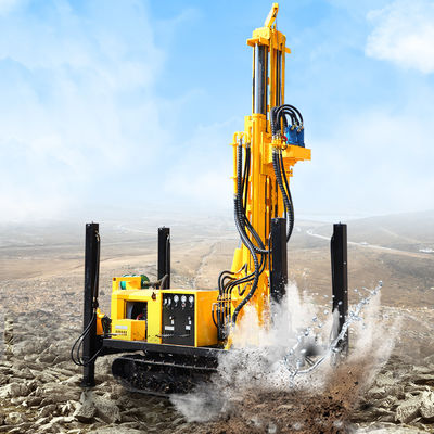 Buen precio máquina hidráulica de la plataforma de perforación de la correa eslabonada DTH de los 200m HWZ en línea